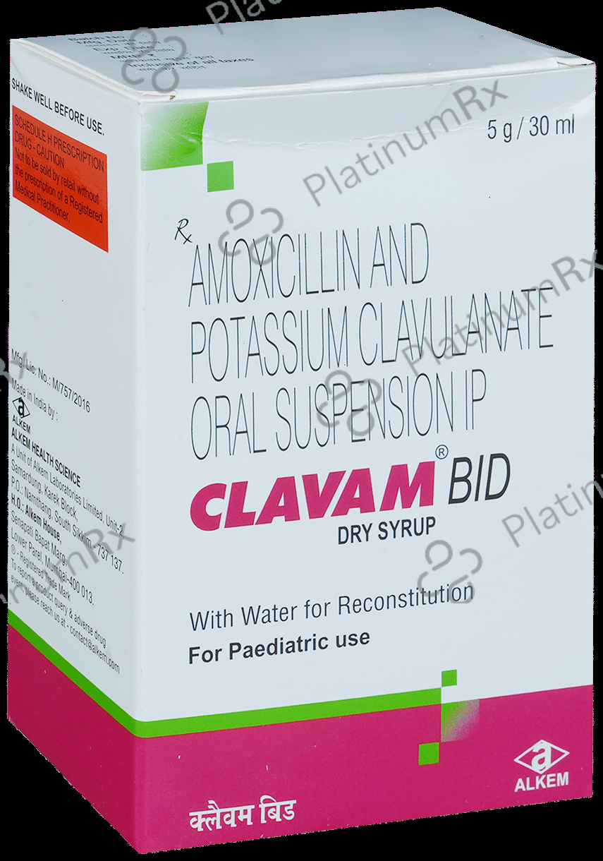 Clavam BID 200/28.5mg Dry Syrup 30ml