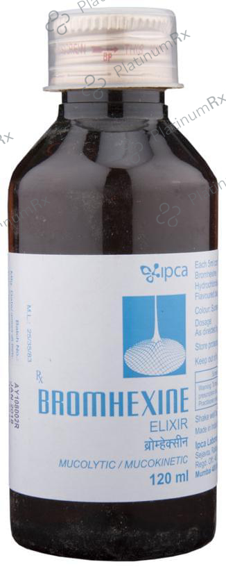 Bromhexine 4mg Elixir 120 ml