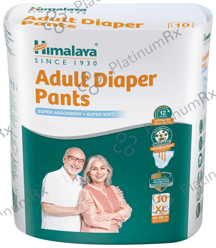 Himalaya Adult Diaper Pant with Natural Odour Lock and Antibacterial Absorbent Core Medium