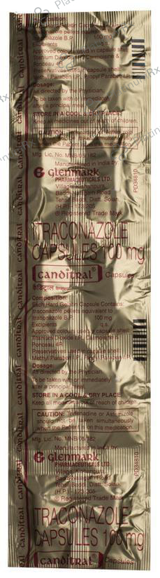 Canditral 100mg Capsule 10s