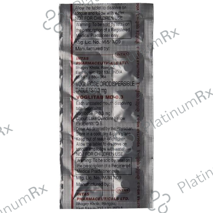 Voglitab MD 0.3mg Tablet 10s