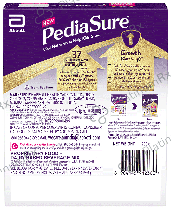 PediaSure Vanilla Delight Powder 200gm