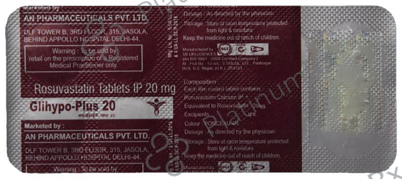 Glihypo-Plus 20 Tablet