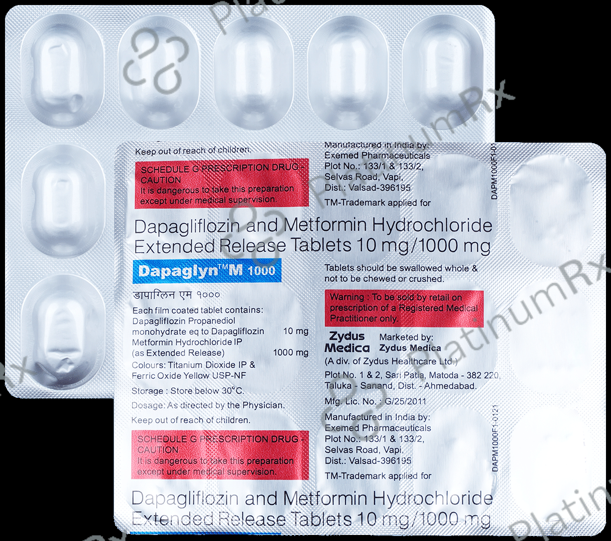 Dapaglyn M 1000mg Tablet ER 15s