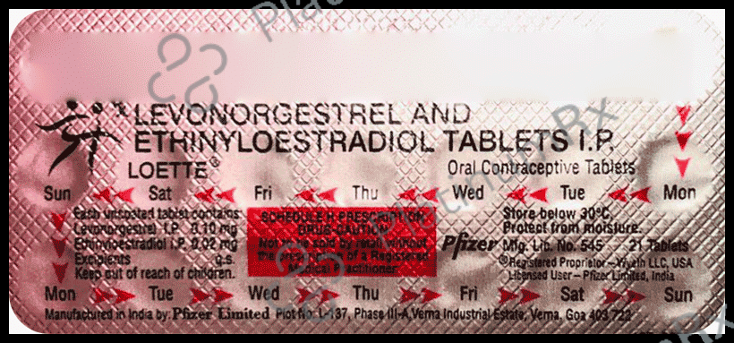 Loette 0.02/0.1mg Tablet 21s