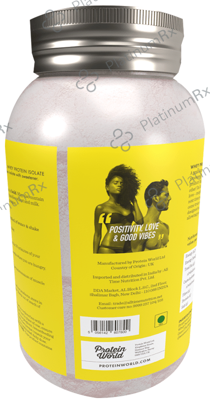Protein World Whey Protein Isolate Powder Strawberry Milkshake 1 kg