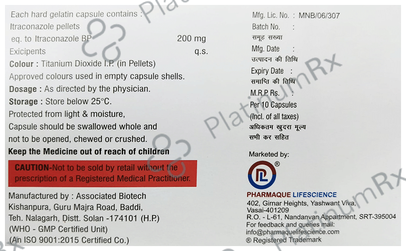 Itradue 200 Capsule
