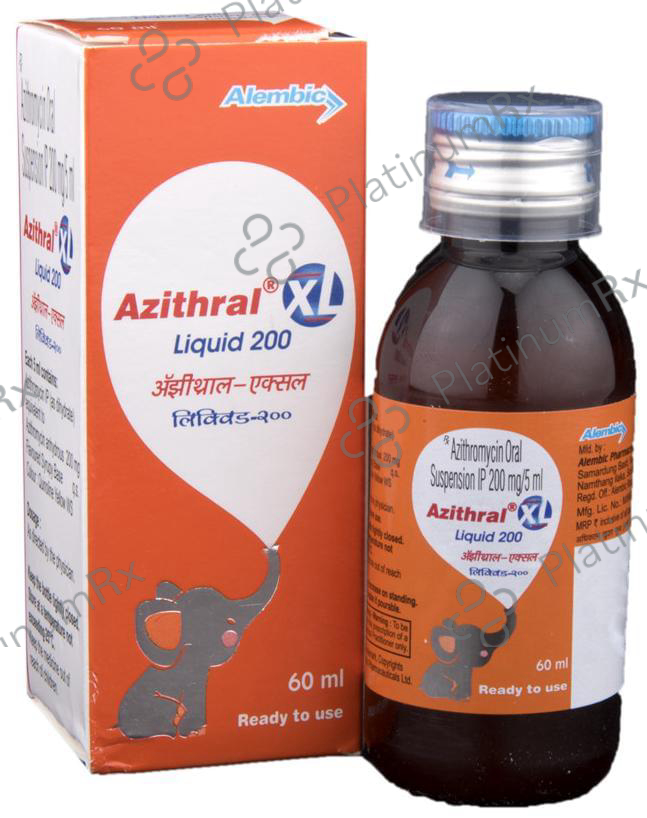 Azithral XL 200mg Liquid 60ml