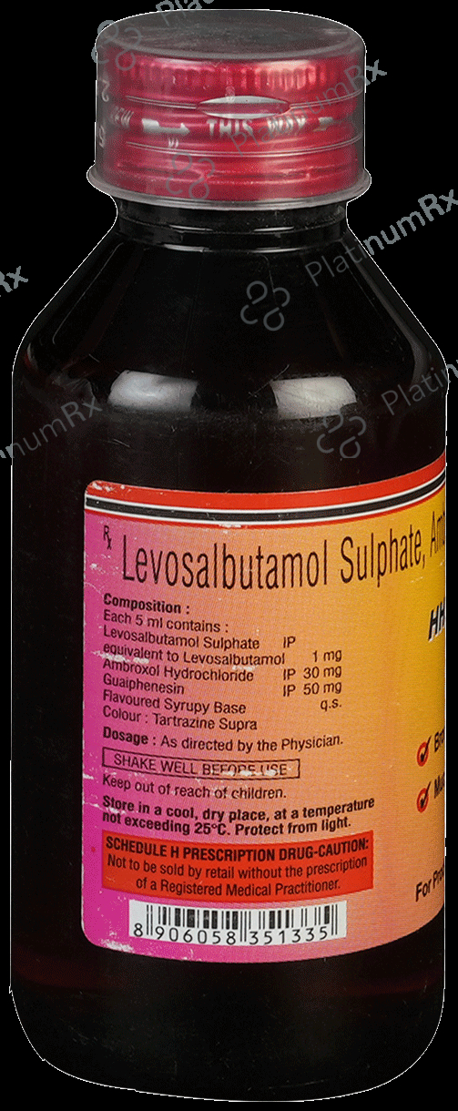 HH Linctus LS 15/50/1mg Expectorant 100ml