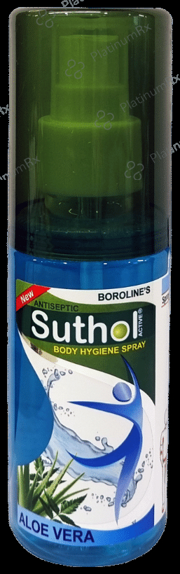 Boroline New Antiseptic Suthol Active Body Hygiene Spray Aloevera
