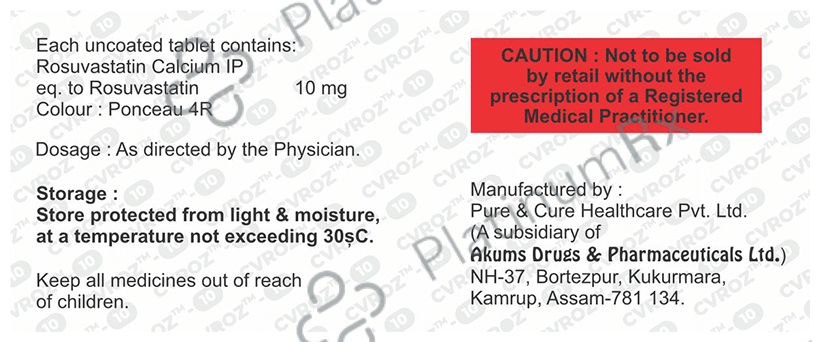 Cvroz 10 Tablet