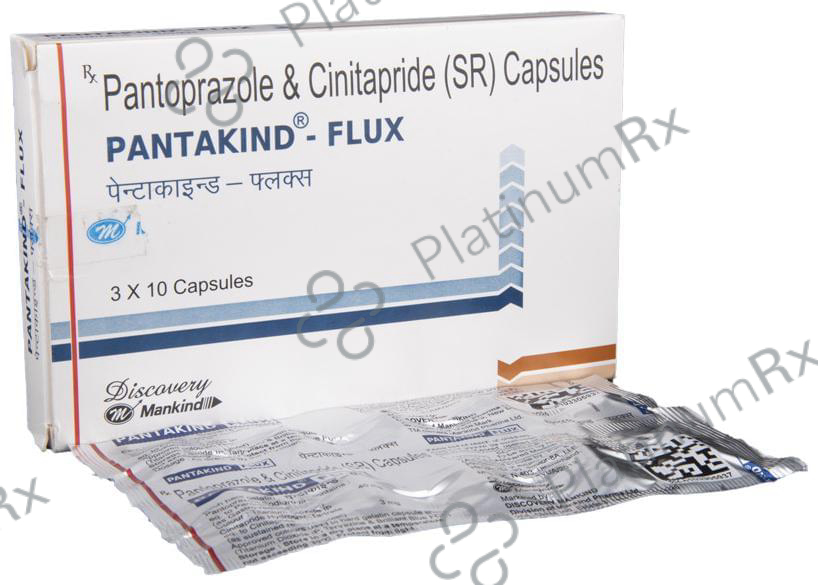 Pantakind Flux 3/40mg Capsule 10s