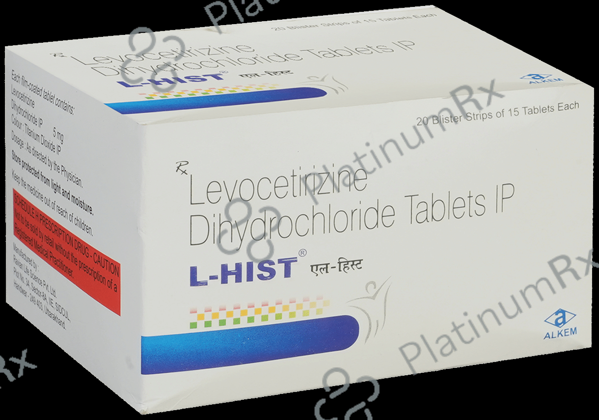 L Hist 5mg Tablet 15s