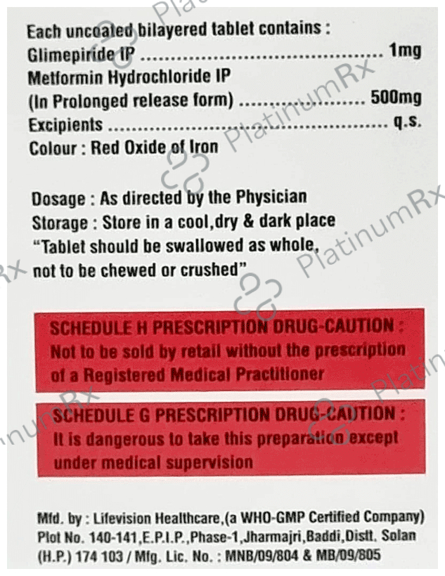 Nadformin-G1 Tablet PR