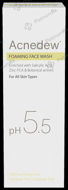 Acnedew pH 5.5 Foaming Face Wash