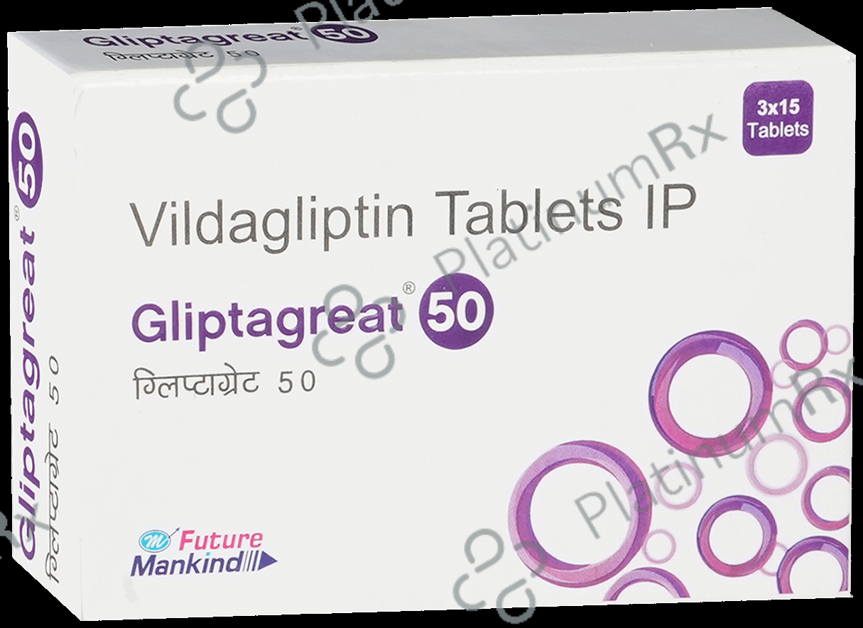 Gliptagreat 50mg Tablet 15s