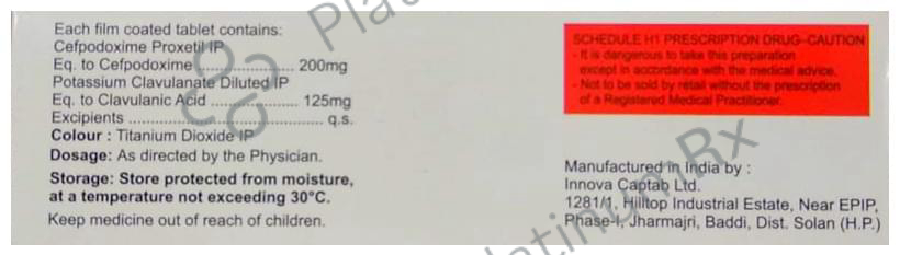 CV Cef 325 Tablet