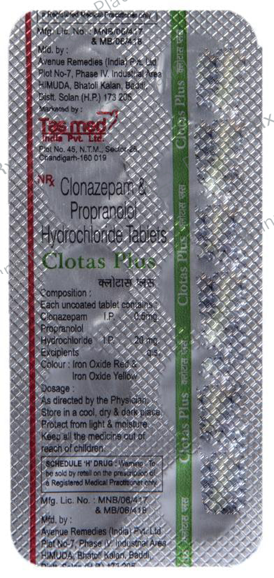 Clotas-Plus Tablet 10 Tablet