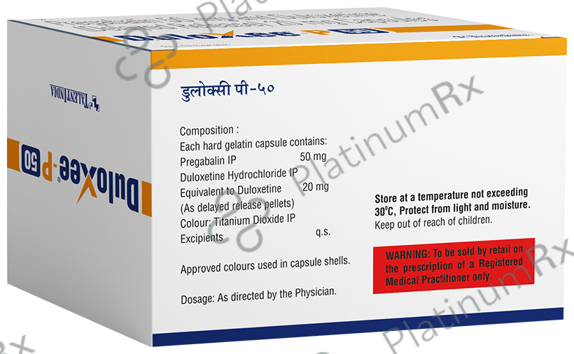 Duloxee-P 50 Capsule DR