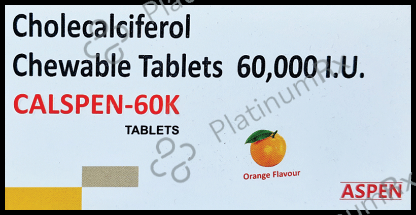Calspen 60K Chewable Tablet Orange