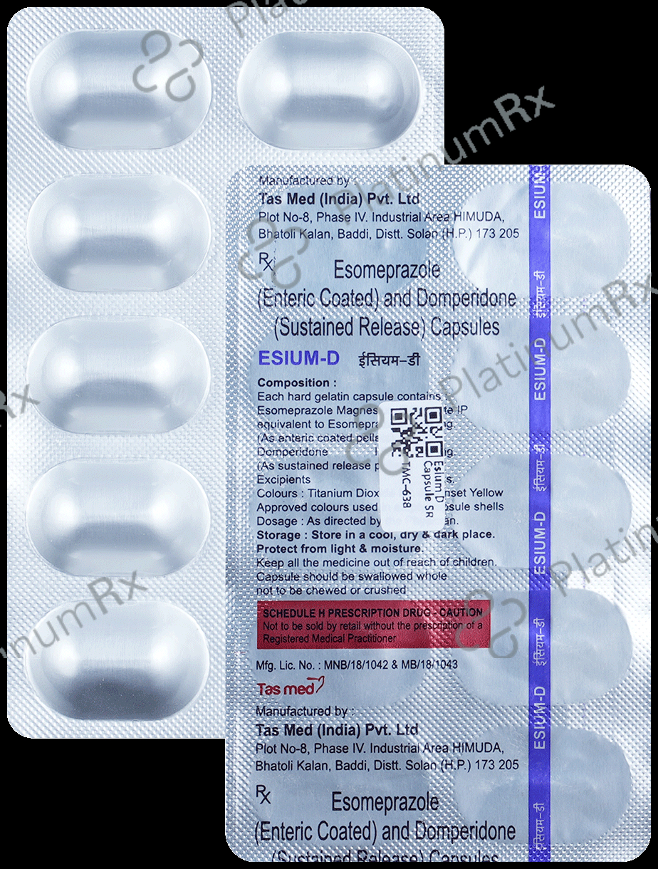 Esium D 30/40mg Capsule SR 10s
