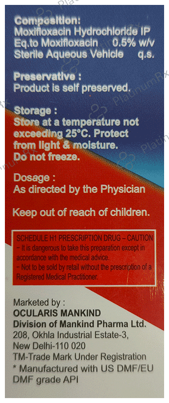 Mahaflox 0.5% Eye Drop