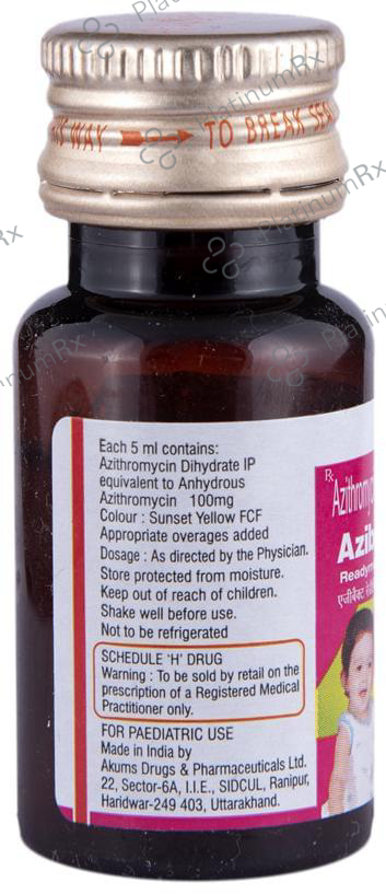 Azibact 100mg Readymix Oral Suspension 15ml