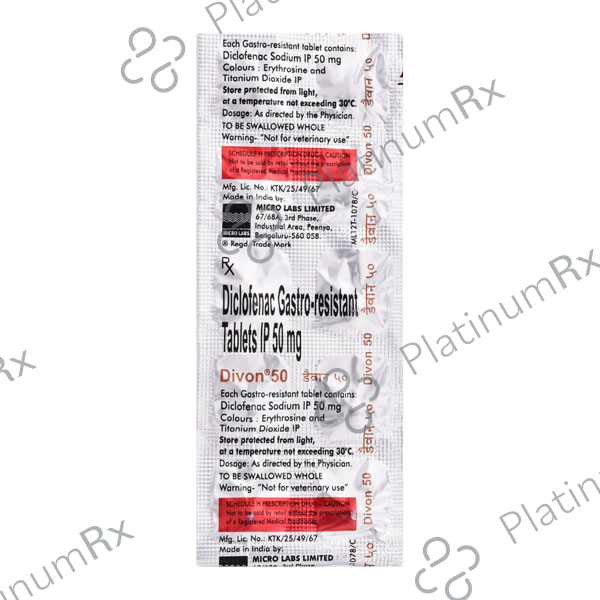 Divon 50mg Tablet 10s