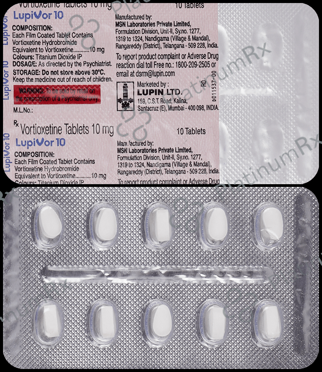 Lupivor 10mg Tablet 10s
