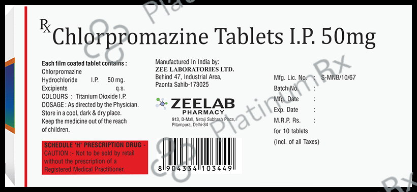Clorprox 50 Tablet