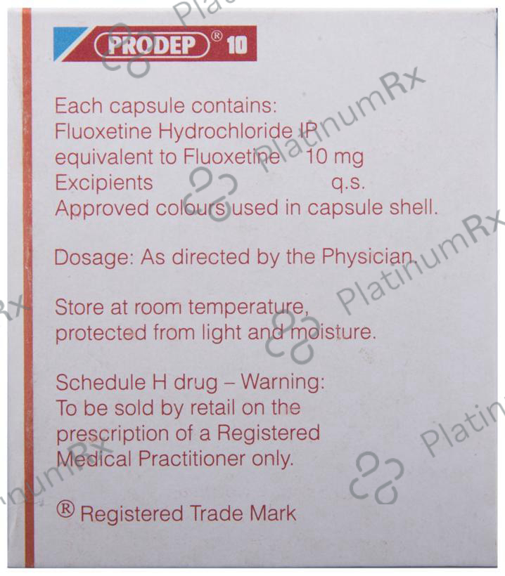 Prodep 10mg Capsule 10s