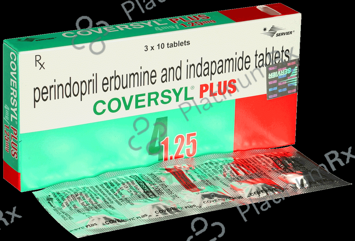 Coversyl Plus 1.25/4mg Tablet 10s