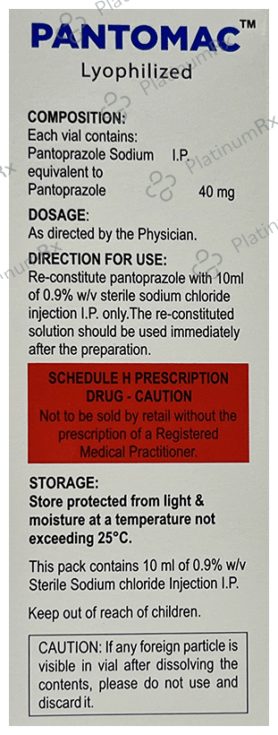 Pantomac Injection
