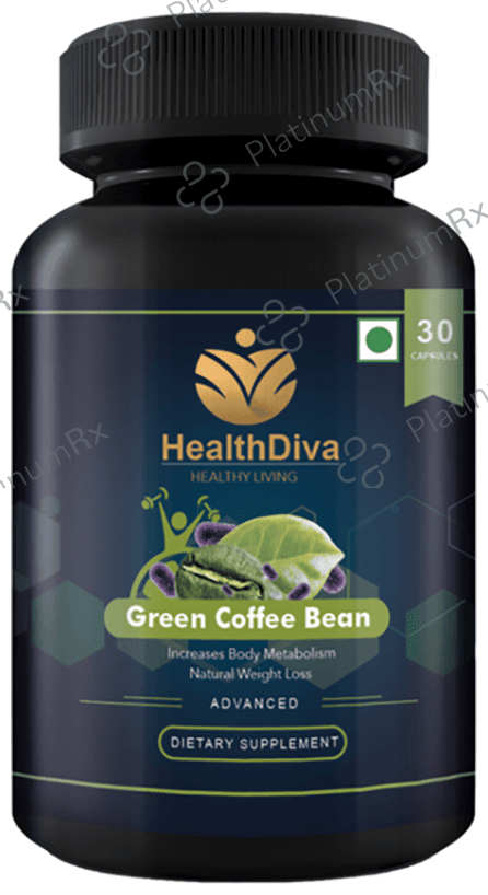 HealthDiva Green Coffee Bean Extract Capsule