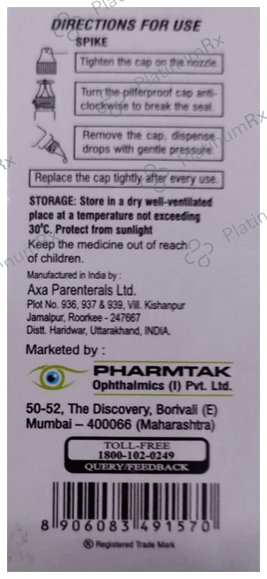 Suthin Gold Eye Drop BKC Free