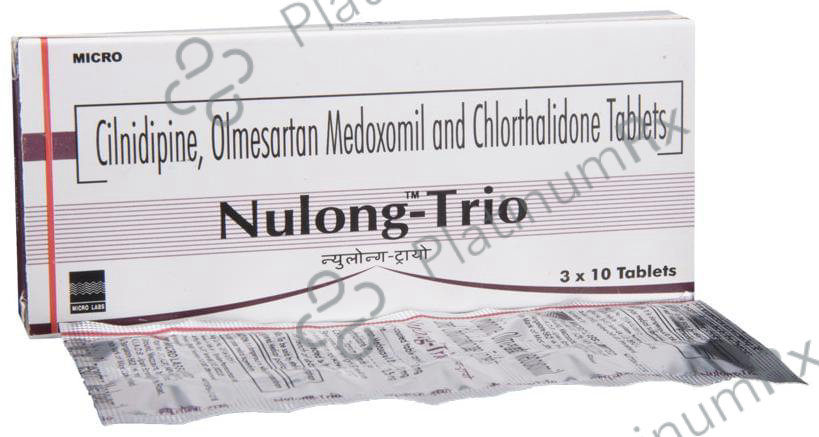 Nulong Trio 12.5/10/20mg Tablet 10s