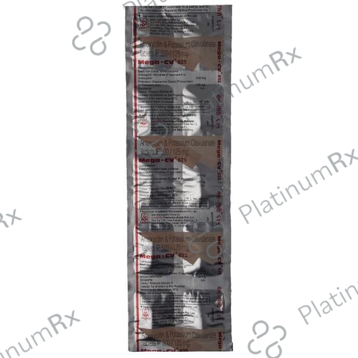 Mega CV 625mg Tablet 10s