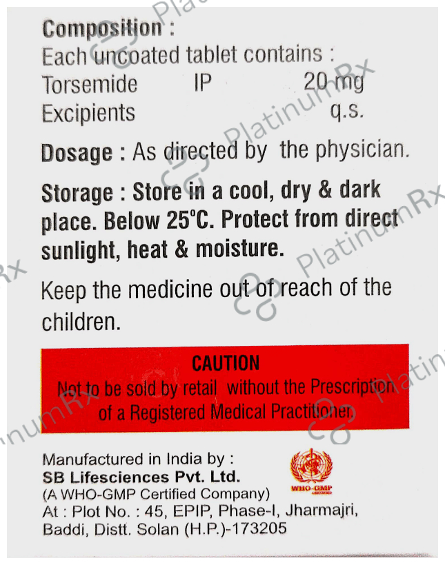 Torcept 20 Tablet