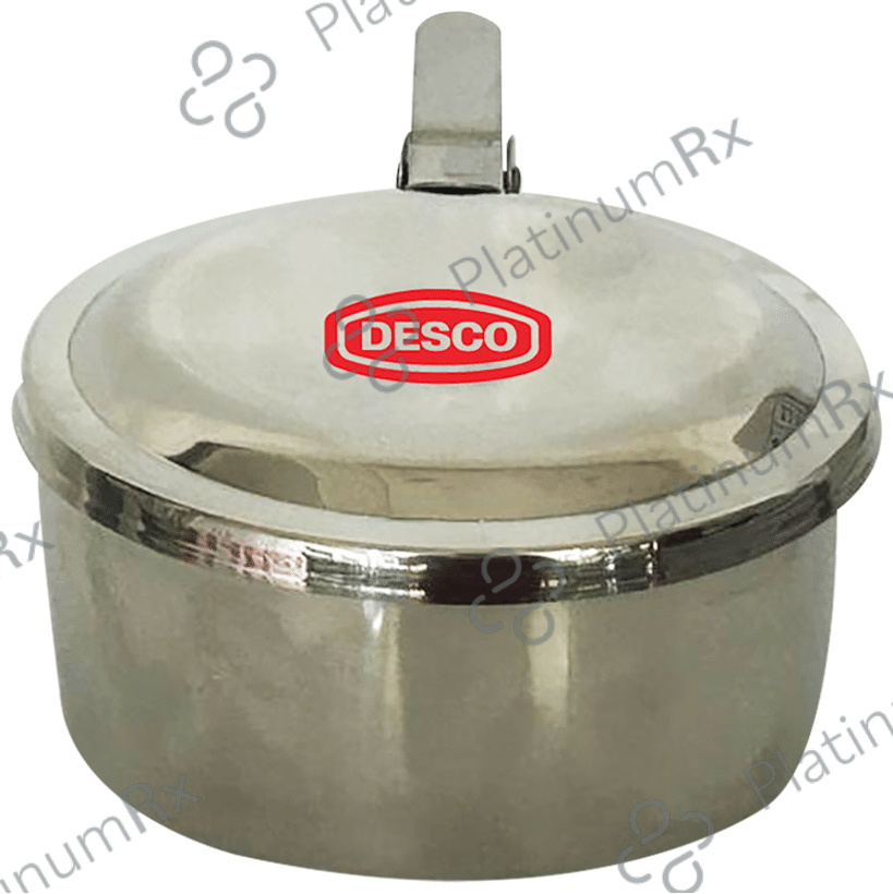 DESCO Stainless Steel 202 Grade Spittoon Mug 4X2 Inch