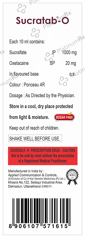 Sucratab-O Oral Suspension