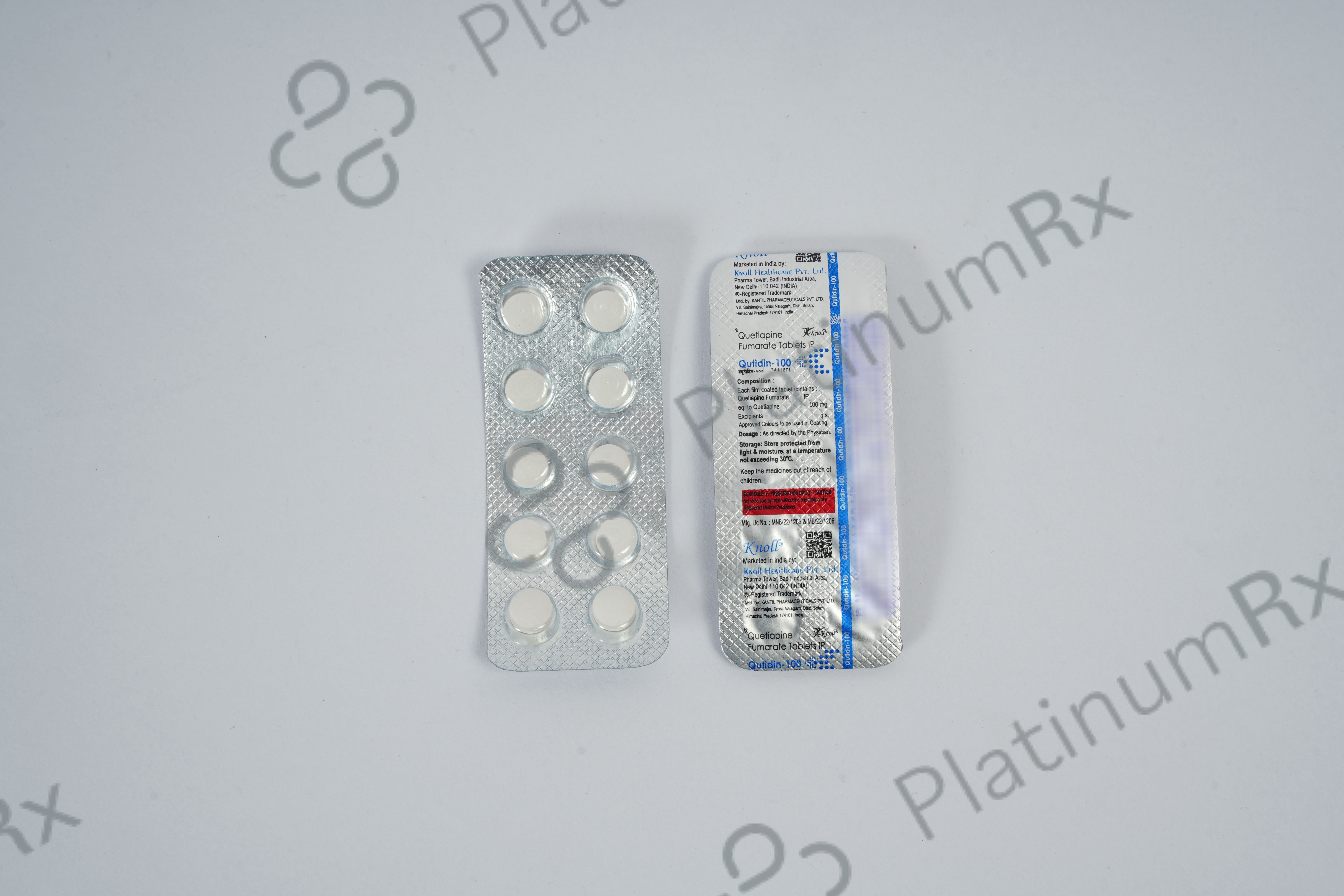 Qutidin 100mg Tablet 10s