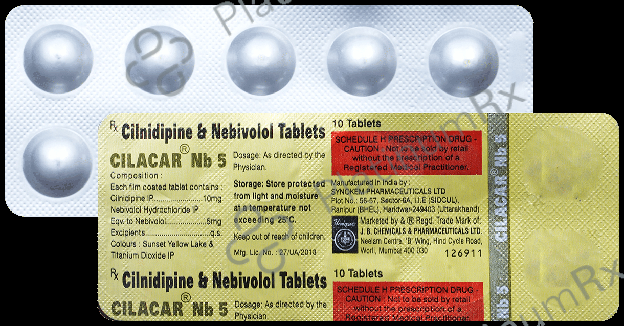 Cilacar NB 5/10mg Tablet 10s
