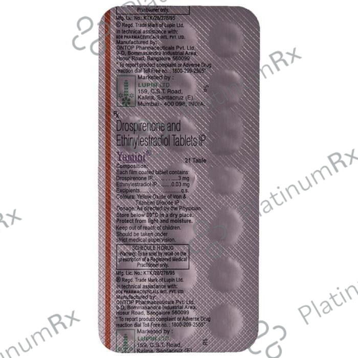 Yamini 3/0.035mg Tablet 21s