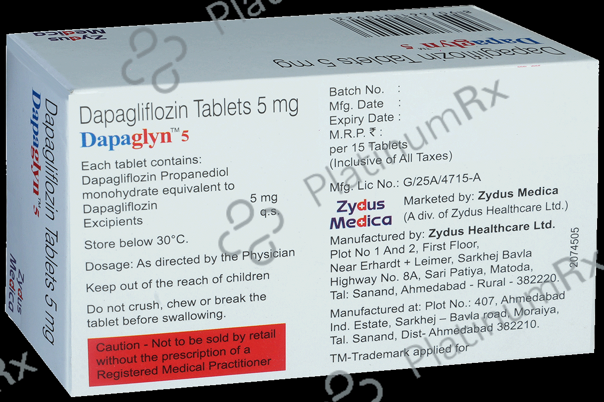 Dapaglyn 5 Tablet 15 Tablet