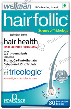 Wellman Hairfollic Hair Supplement Tablet 30s