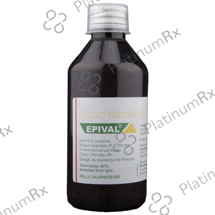 Epival 200mg Oral Solution 200ml
