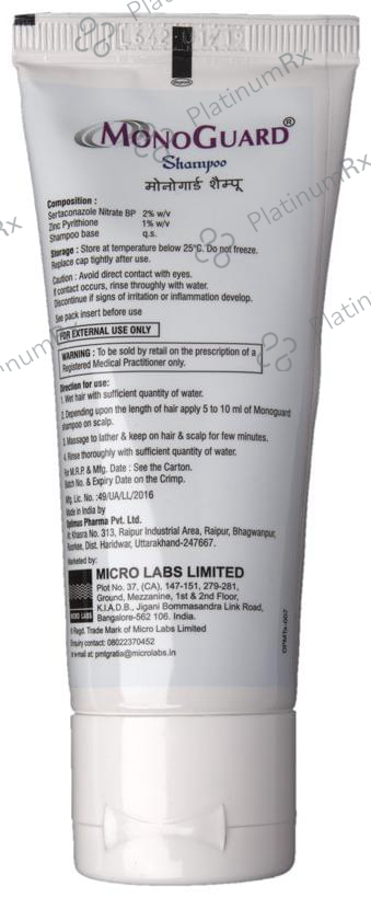 Monoguard Shampoo 60ml