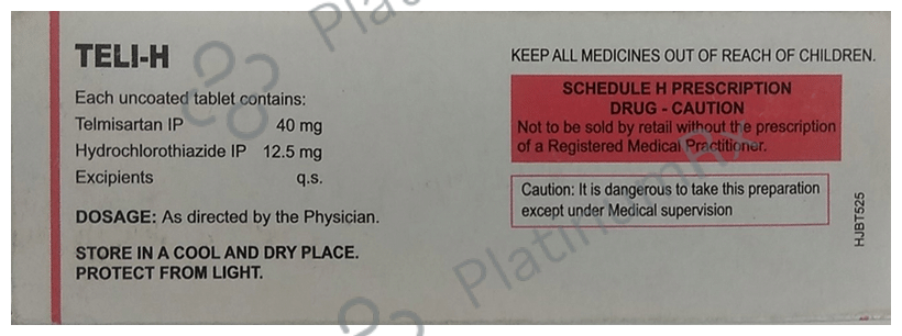 Teli H 12.5/40mg Tablet 10s