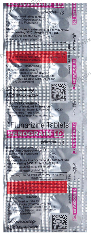 Zerograin 10mg Tablet 10s