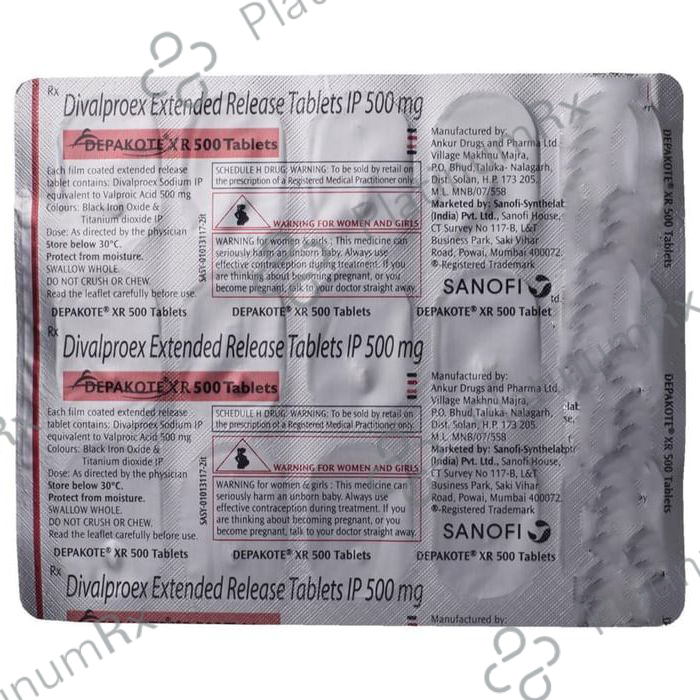 Depakote XR 500mg Tablet 15s